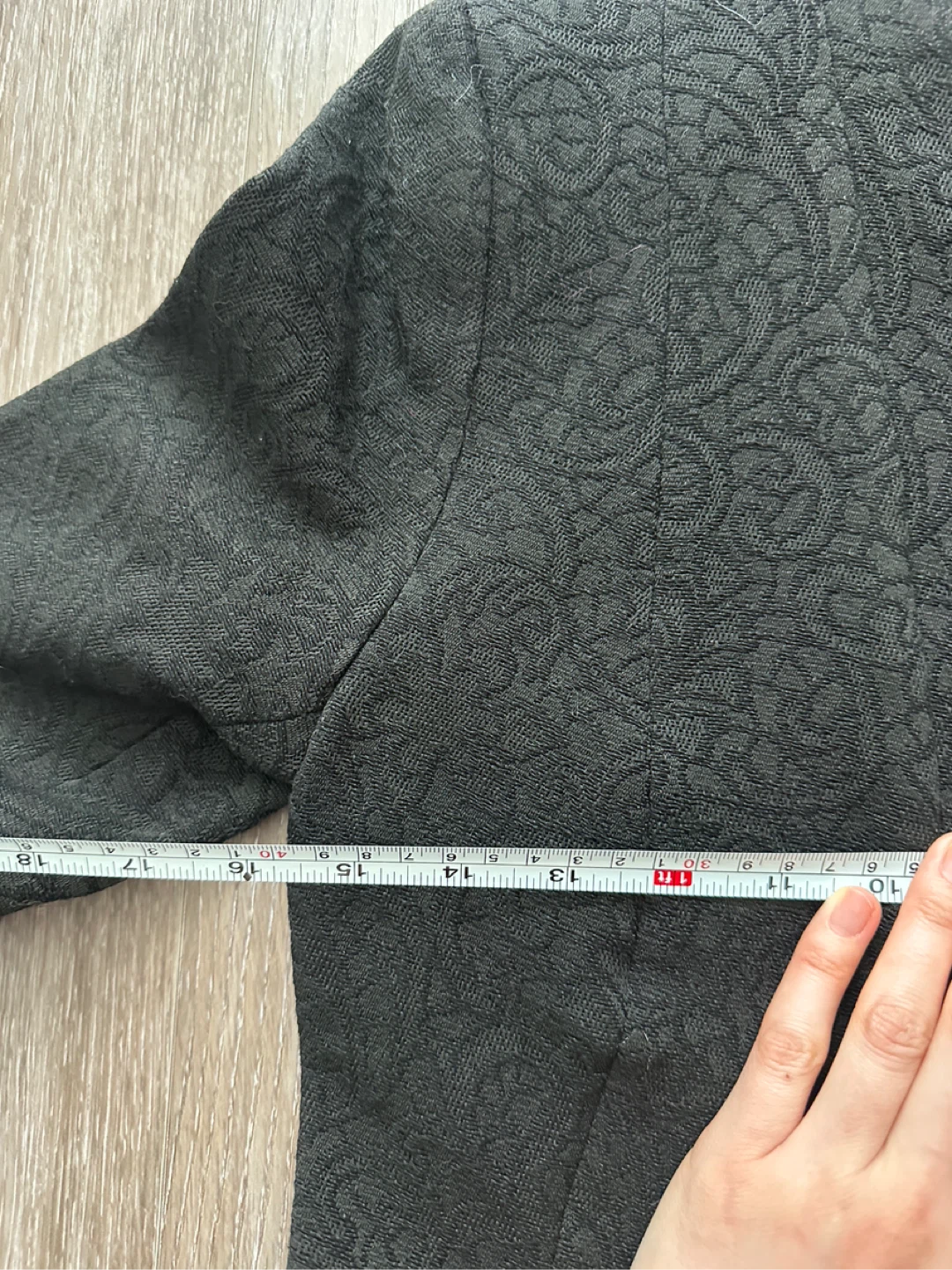 ATAELLIER Black Textured Blazer XS - photo 5