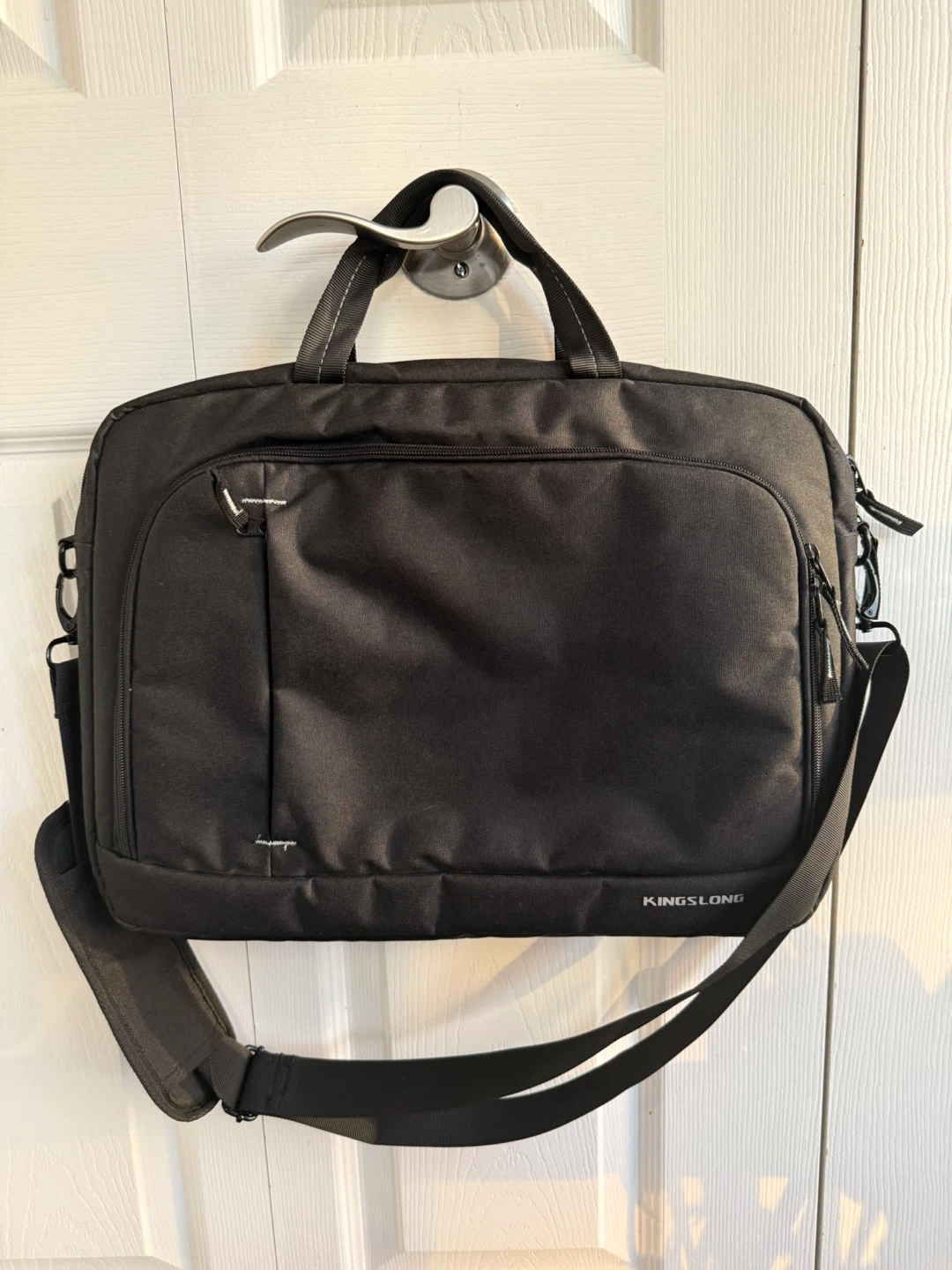 Black Kingslong Messenger Bag