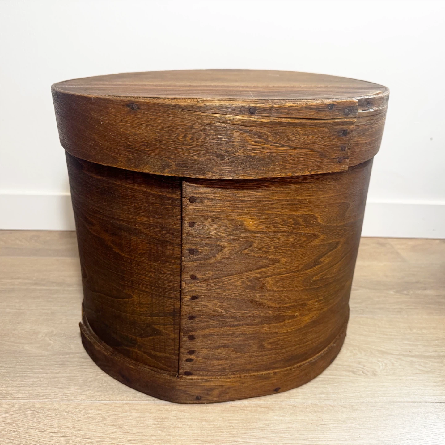 Antique bentwood pantry box-Primitive 19th century - photo 2