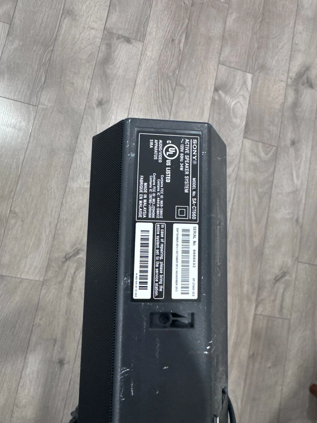 Sony SA-CT660 Soundbar System with Subwoofer - photo 3