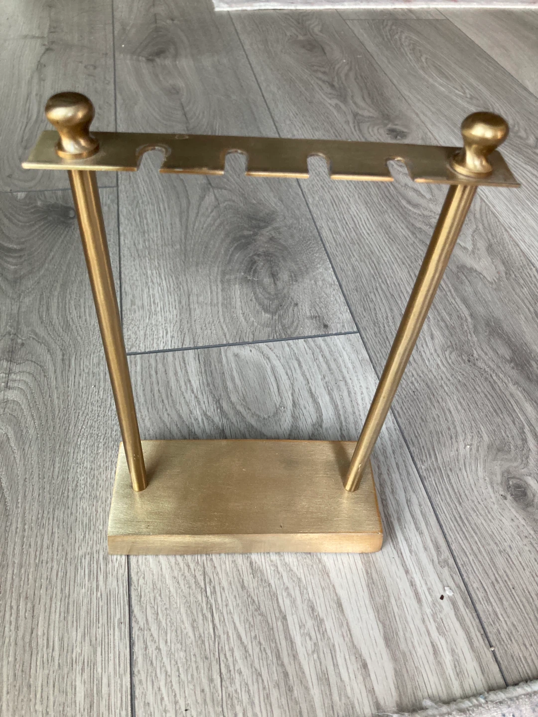 Gold-Tone Desk Organizer Stand