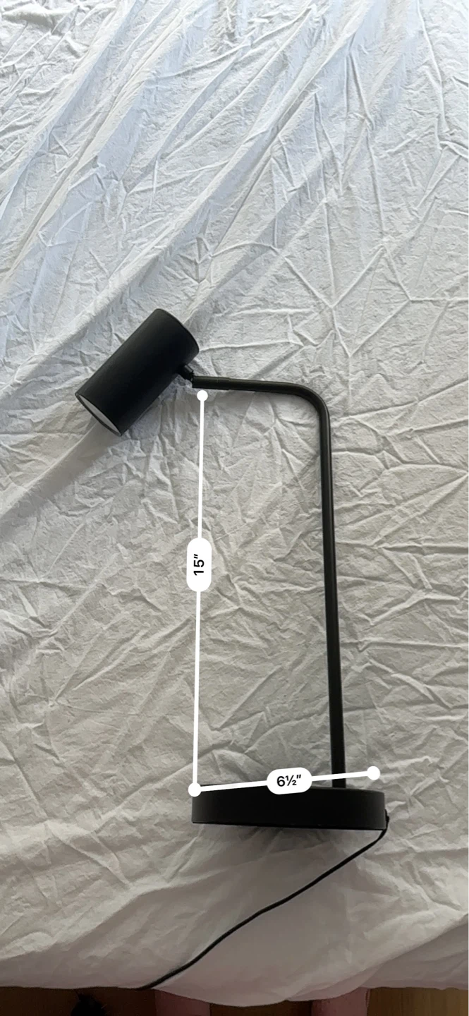 Black Adjustable Desk Lamp