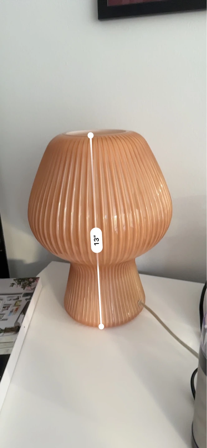 Orange Mushroom Lamp - photo 2