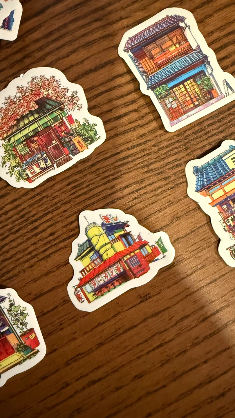 Assorted Japanese Building Stickers - photo 2