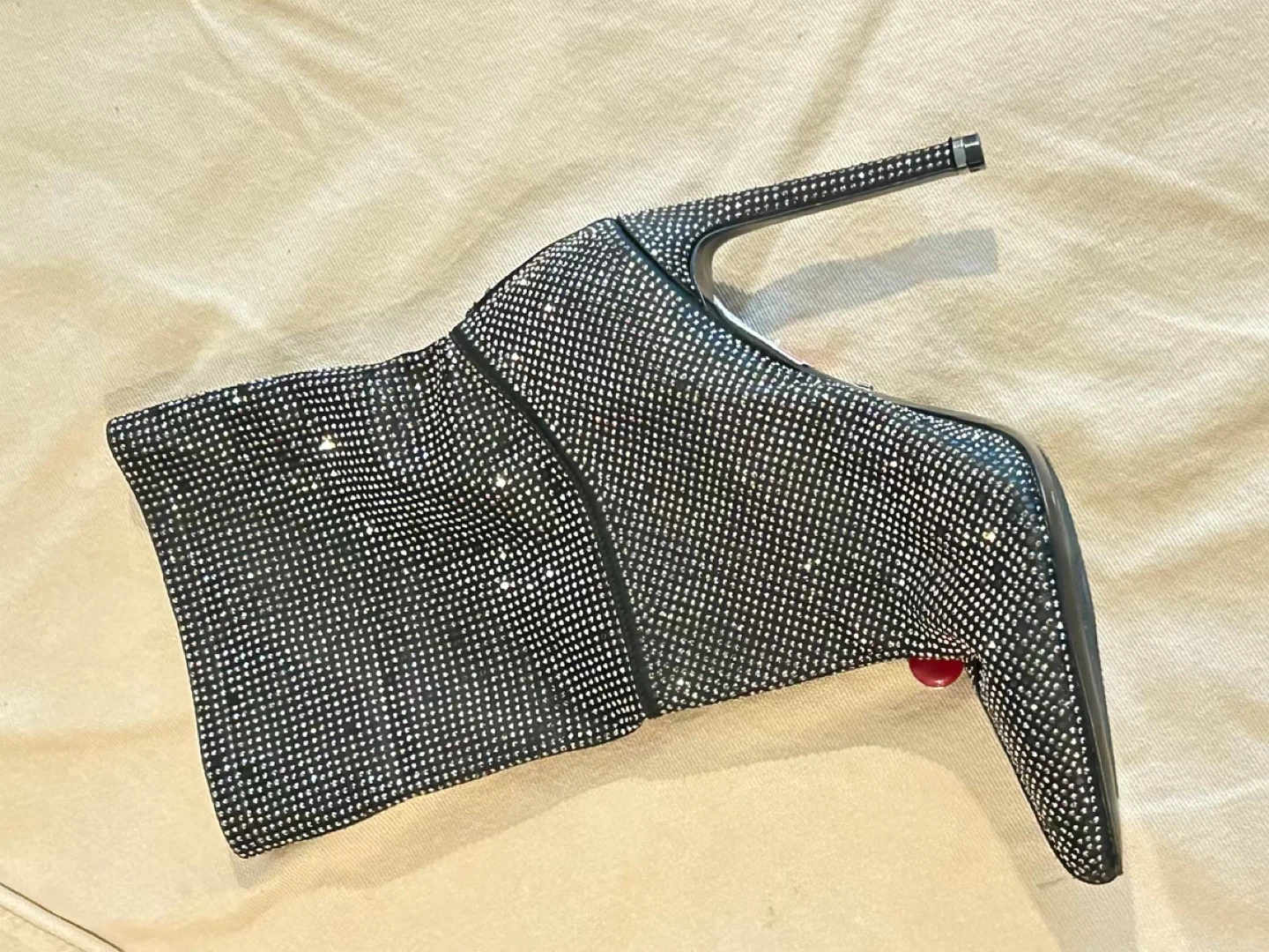 Rhinestone Ankle Boots