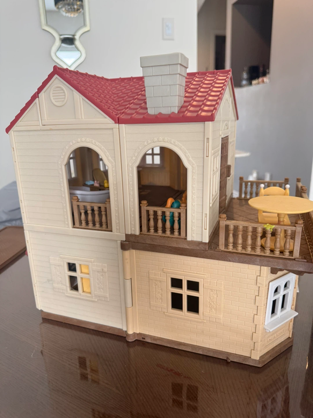 Calico Critters Red Roof Cozy Cottage Dollhouse