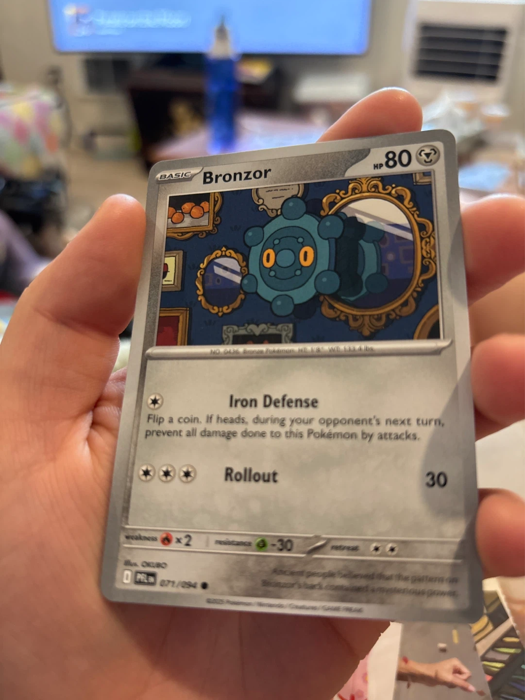 Pokemon Bronzor Trading Card 071/094