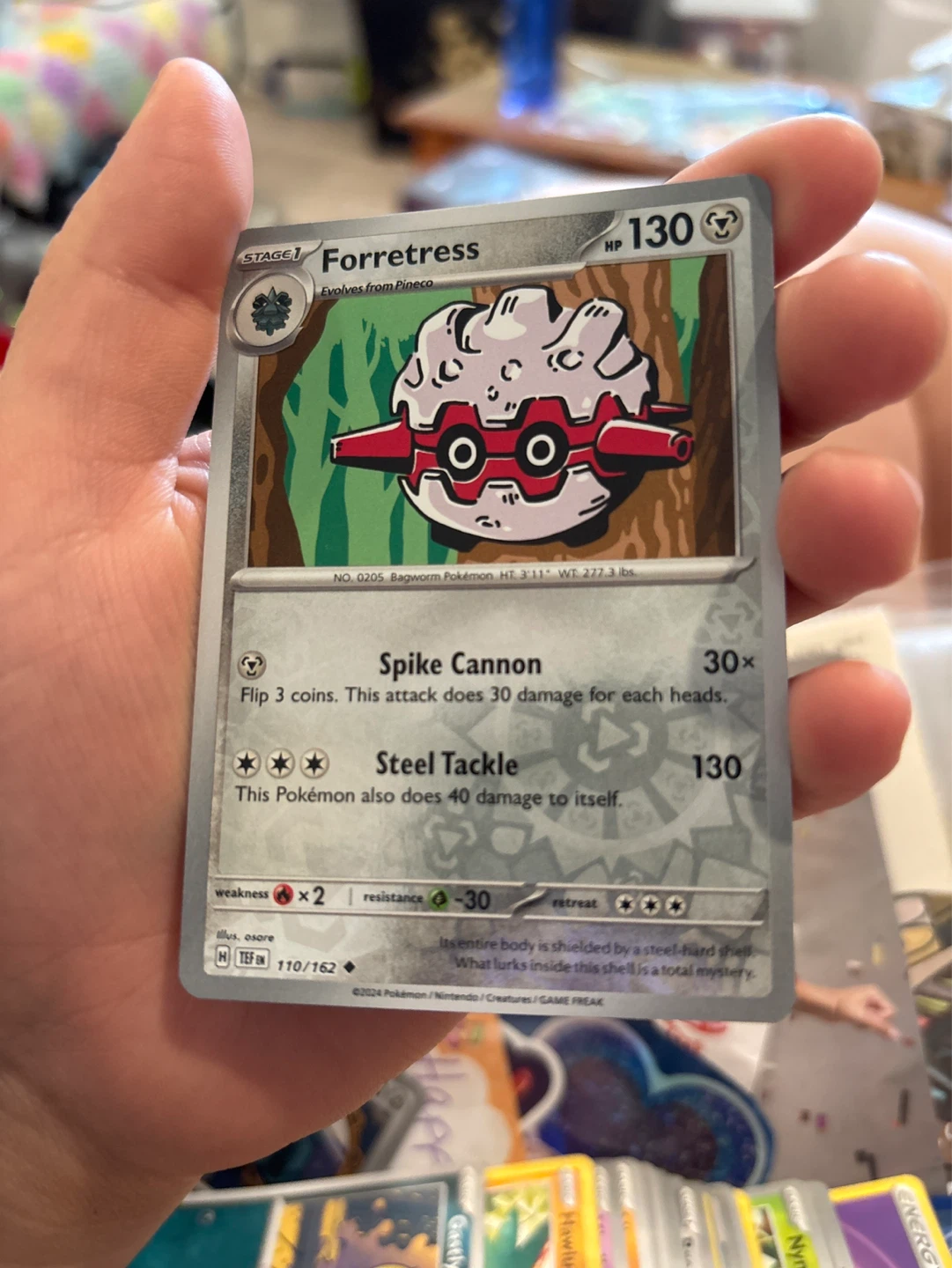 Forretress Pokémon Card 110/162