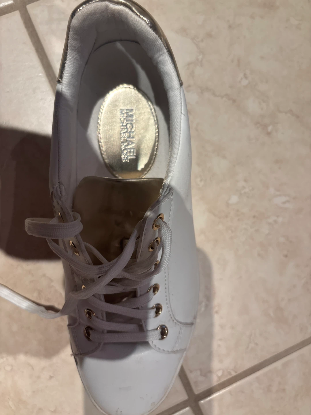 Michael Kors White Leather Sneakers - photo 2