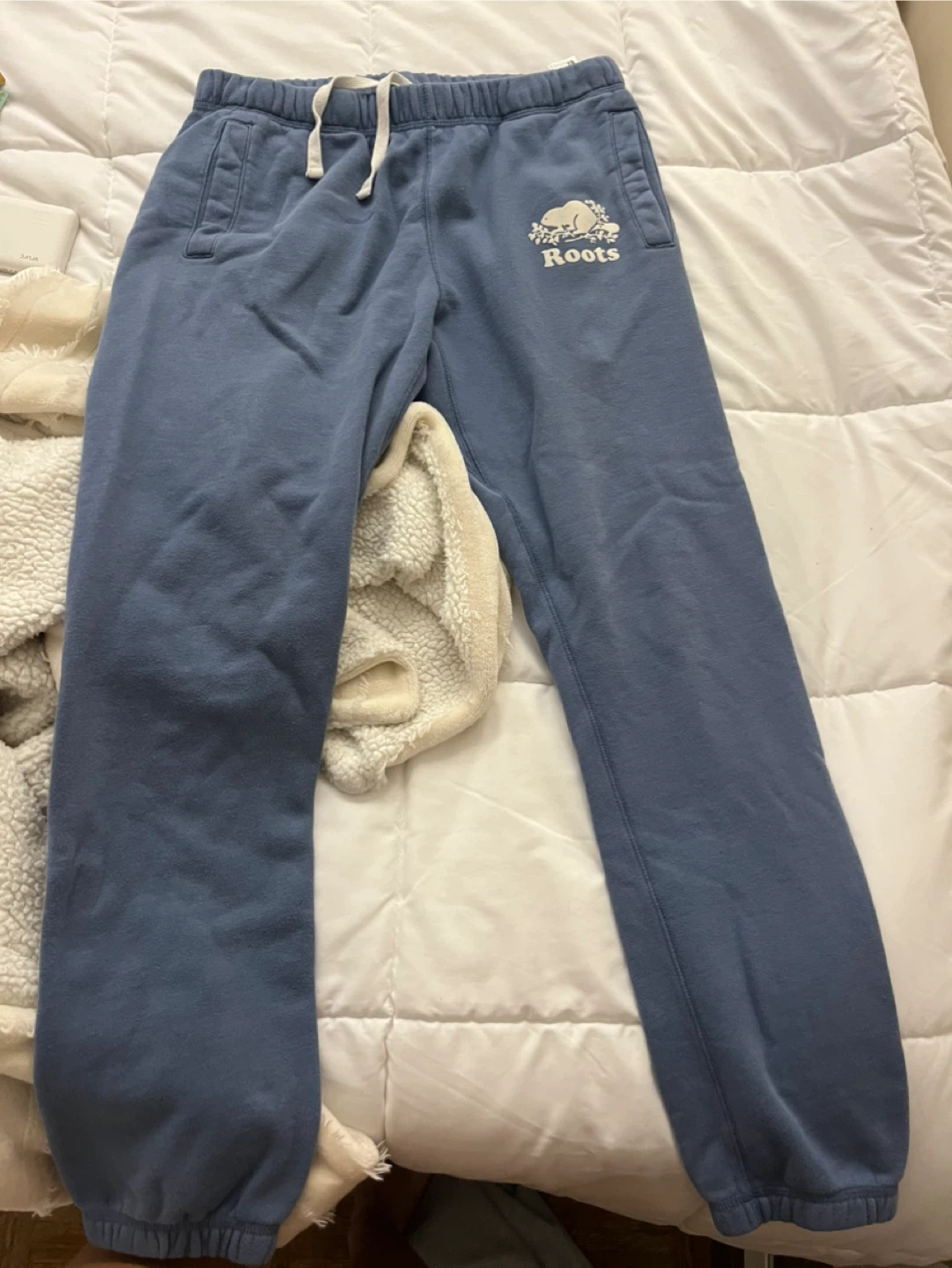 Roots Sweatpants Size S/P Blue