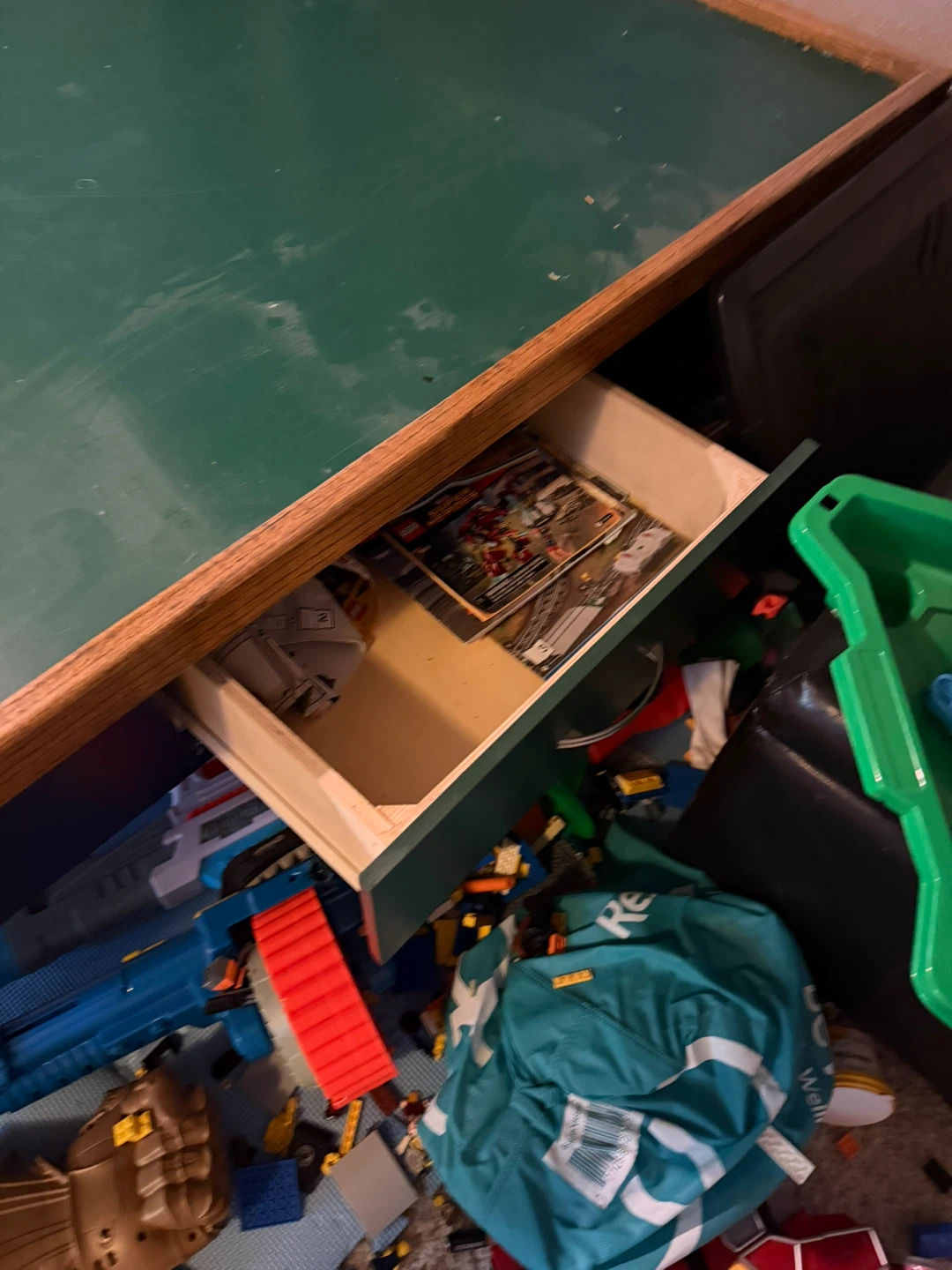 Kids Play Table with Storage Drawer - photo 2
