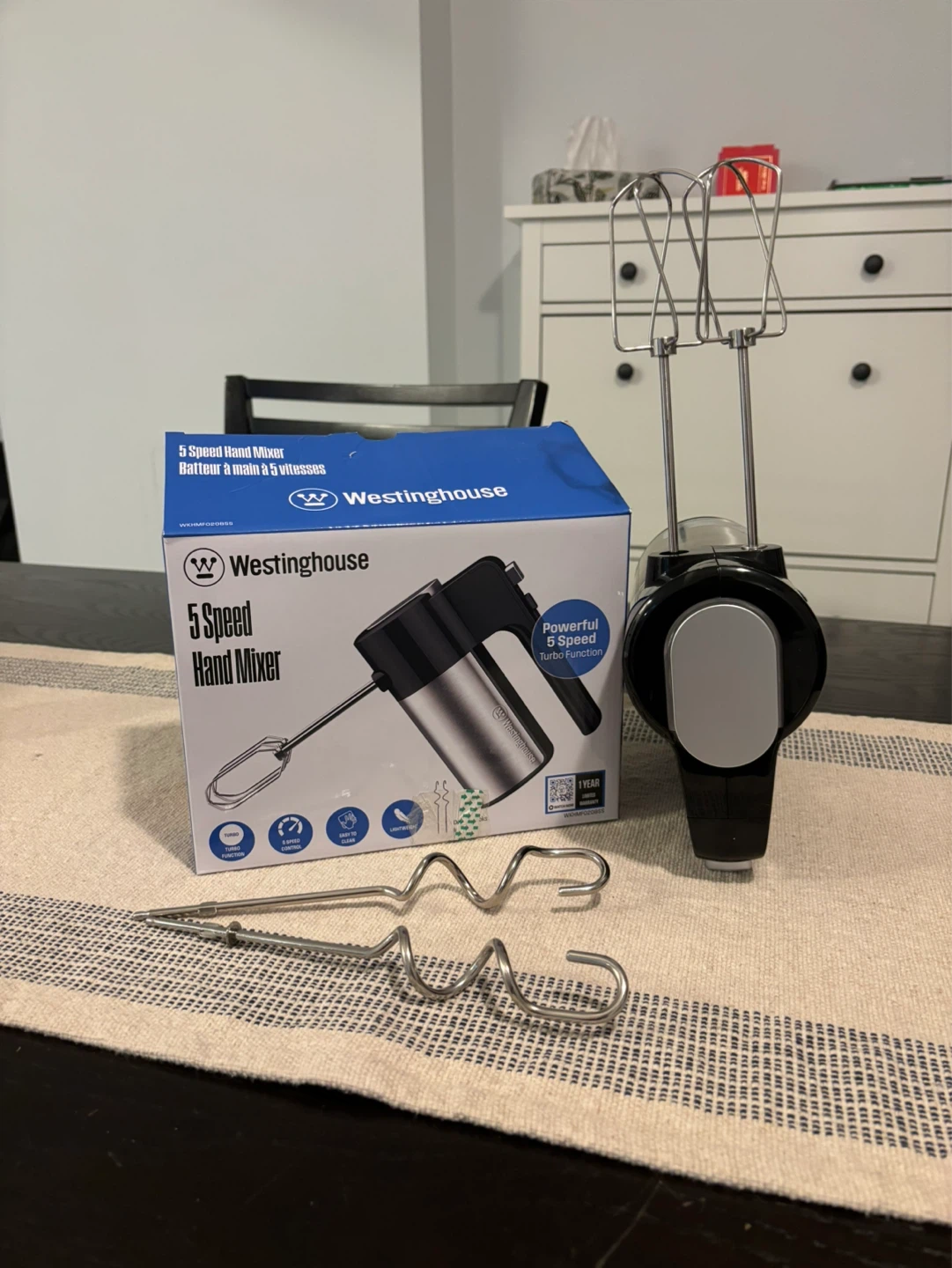 Westinghouse 5 Speed Hand Mixer - photo 2