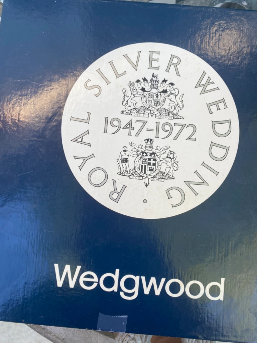 Wedgwood Royal Silver Wedding Plate