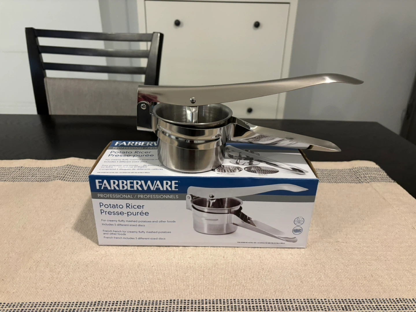 Farberware Potato Ricer with 3 Discs