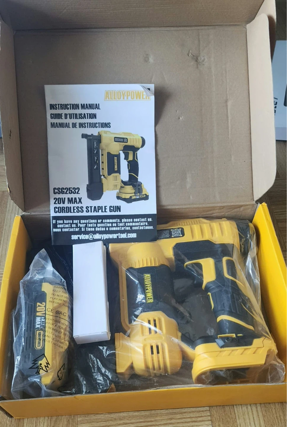 ALLOYPOWER  20v staple Gun and nailing gun - photo 2