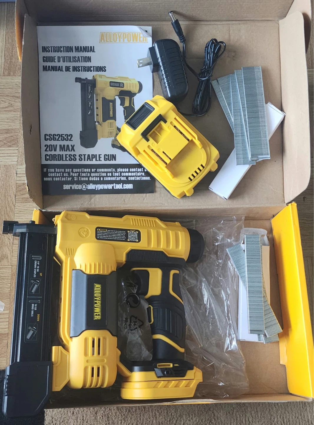 ALLOYPOWER  20v staple Gun and nailing gun - photo 3
