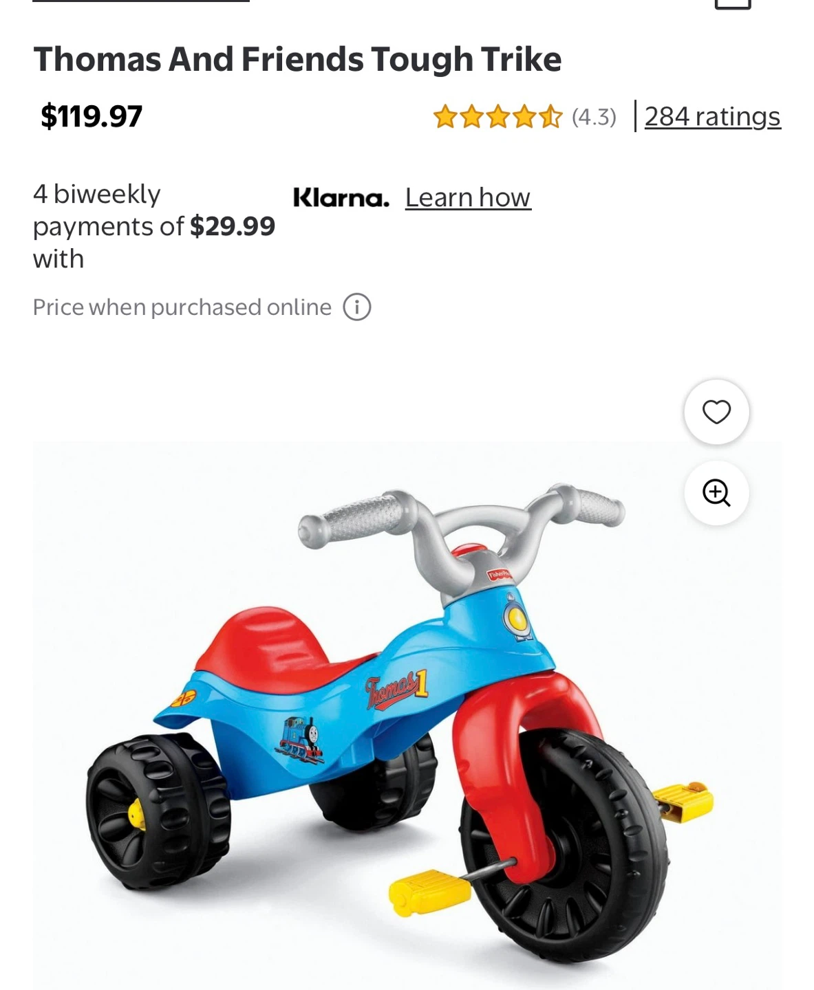 Fisher-Price Thomas and Friends Tough Trike