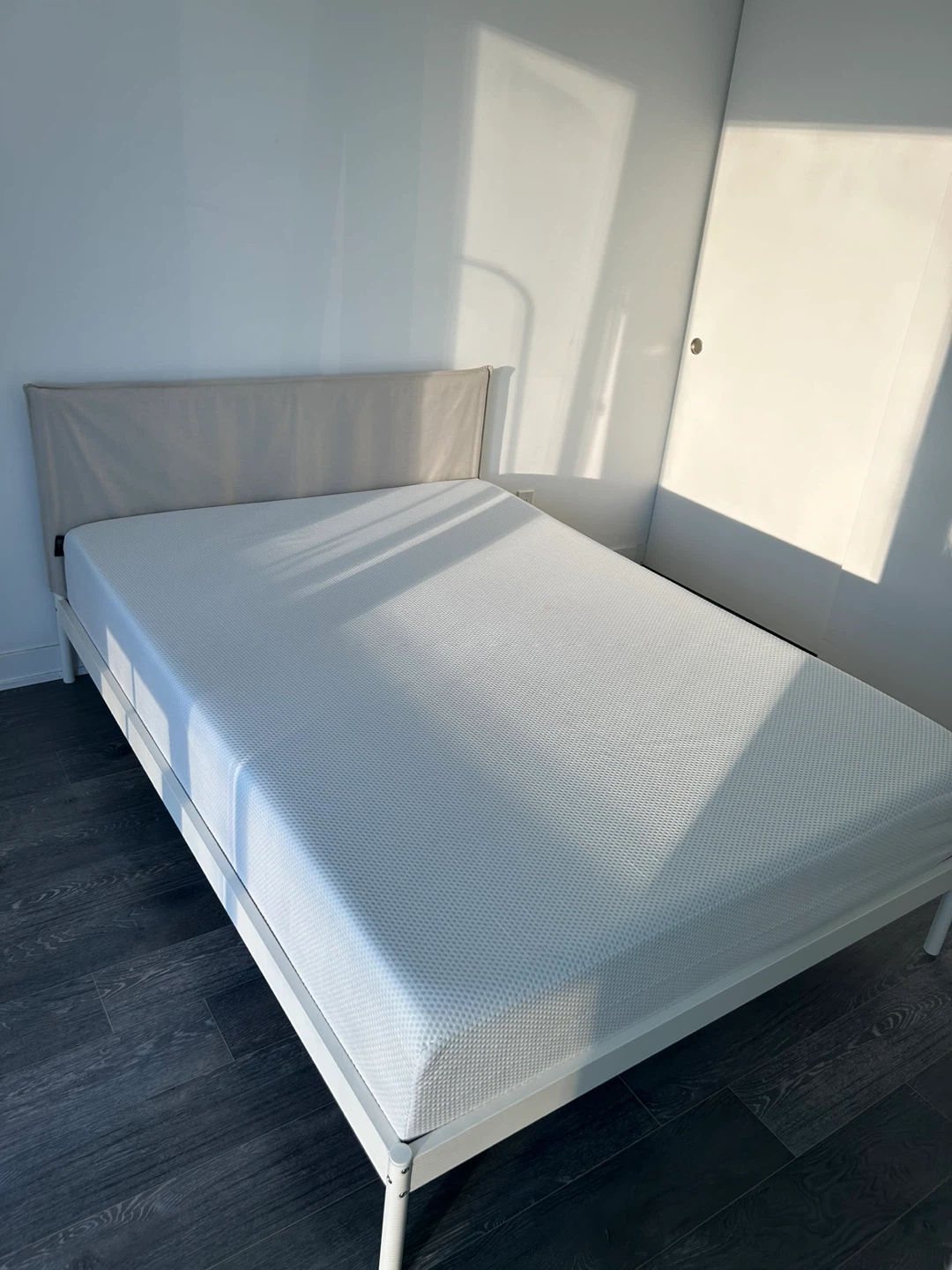 IKEA Kleppstad Queen Size Mattress & Bed Frame