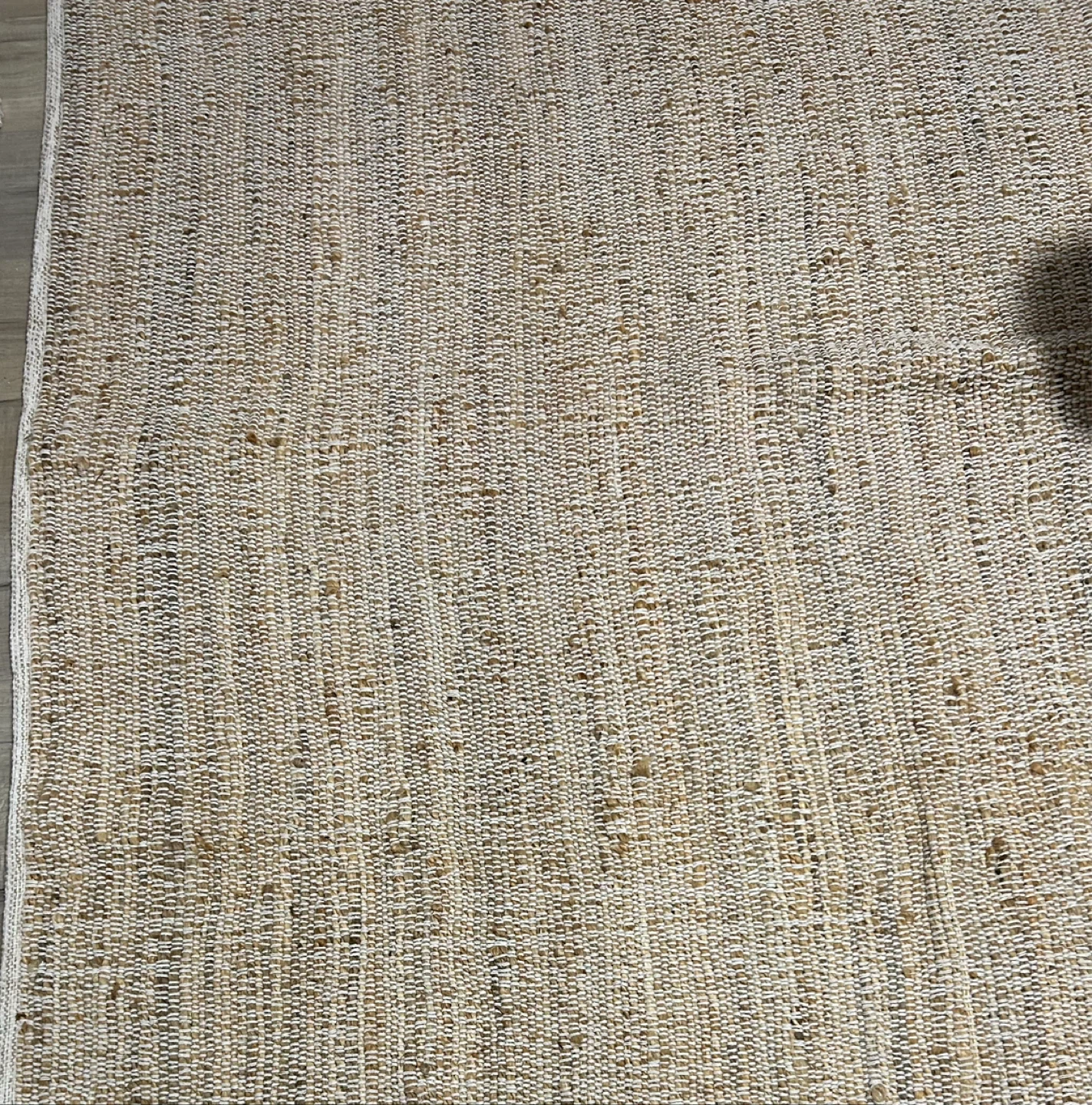 Large 10x9 Cotton and Jute Area Rug - photo 3