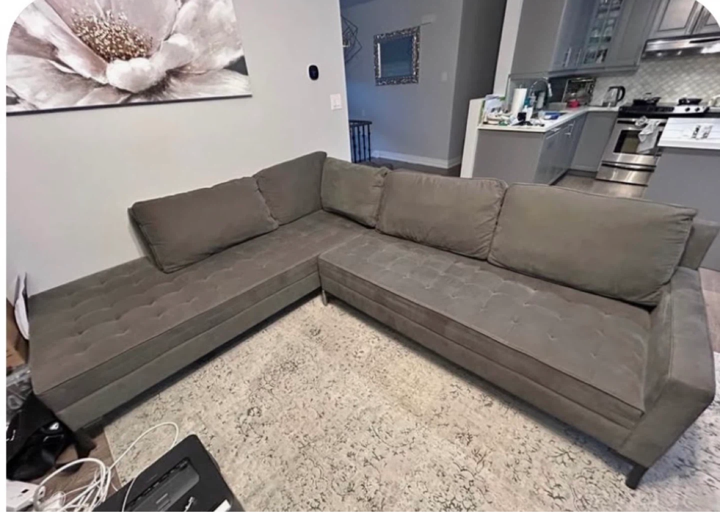 Grey Sectional Sofa