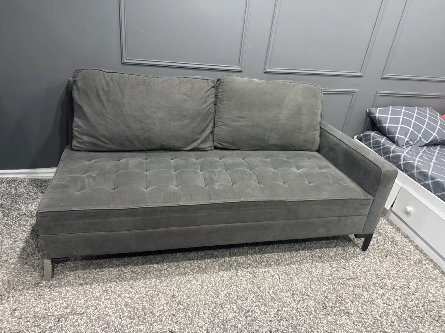 Grey Sectional Sofa - photo 2