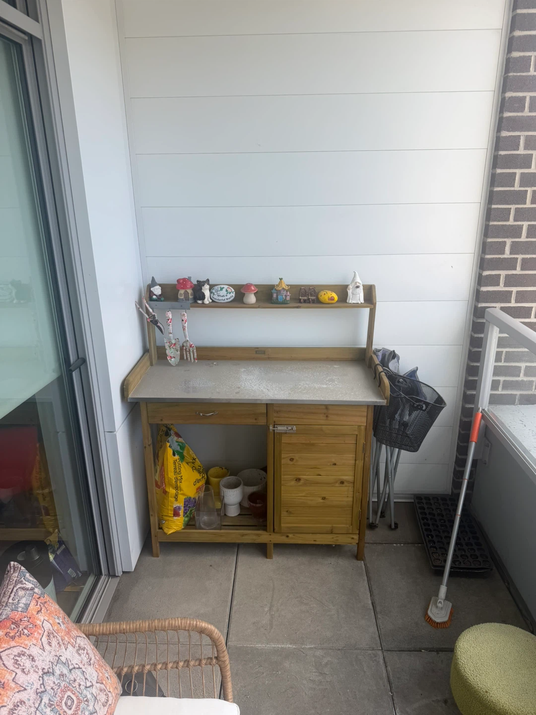 Yaheetech Outdoor Garden Potting Bench Table