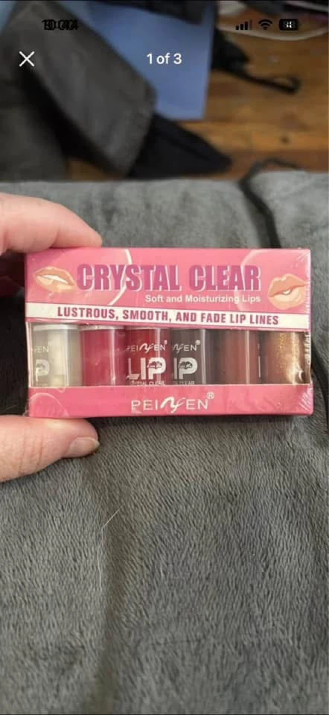 Crystal Clear Lip Gloss Set - 6 Colours