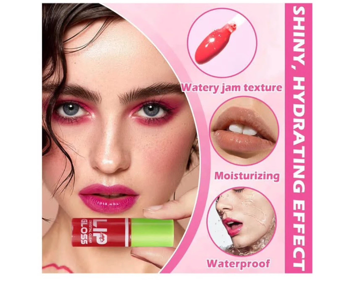 Crystal Clear Lip Gloss Set - 6 Colours - photo 5