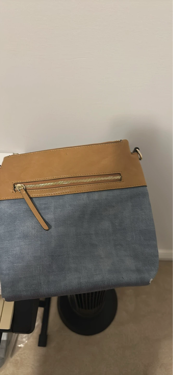 Two-Tone Crossbody Purse