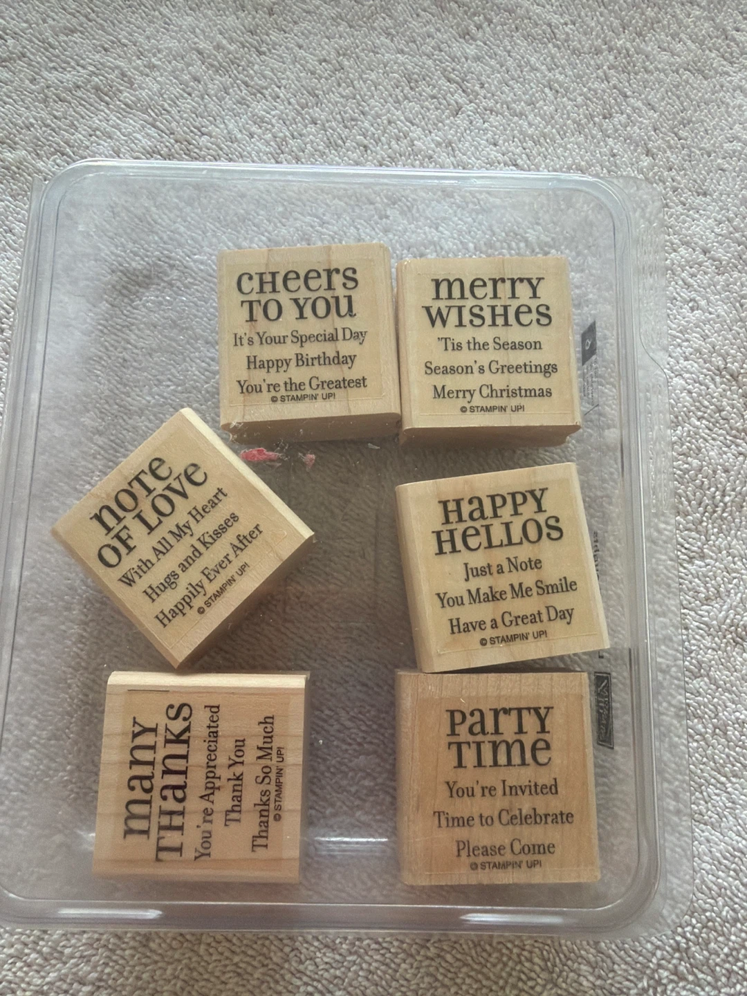 Stampin' Up! Rubber Stamps and Stampin' Spots Bundle - photo 4