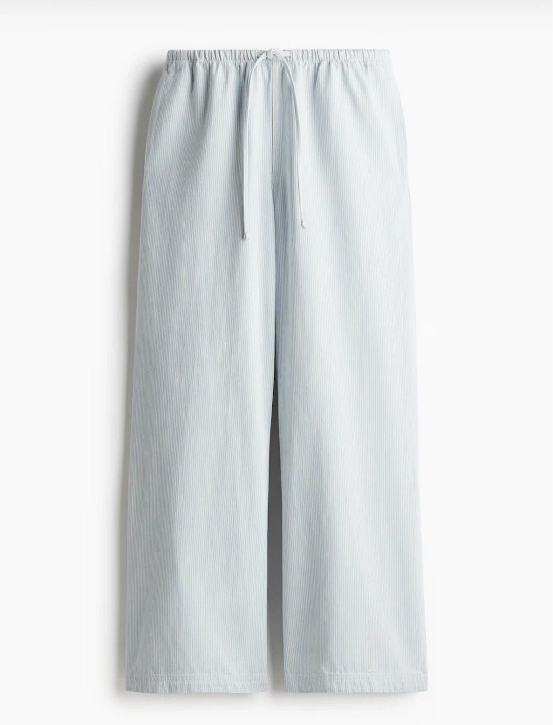 H&M denim drawstring pants