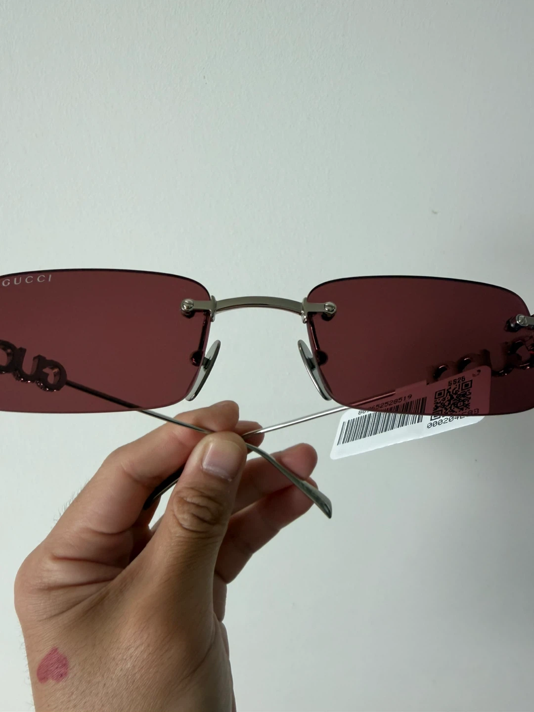 Gucci Sunglasses with Rhinestone Logo - photo 3
