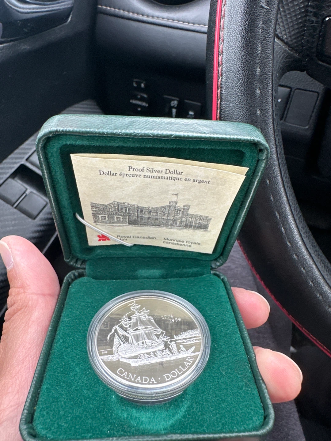 Royal Canadian Proof Silver Dollar Coin 1774-1999
