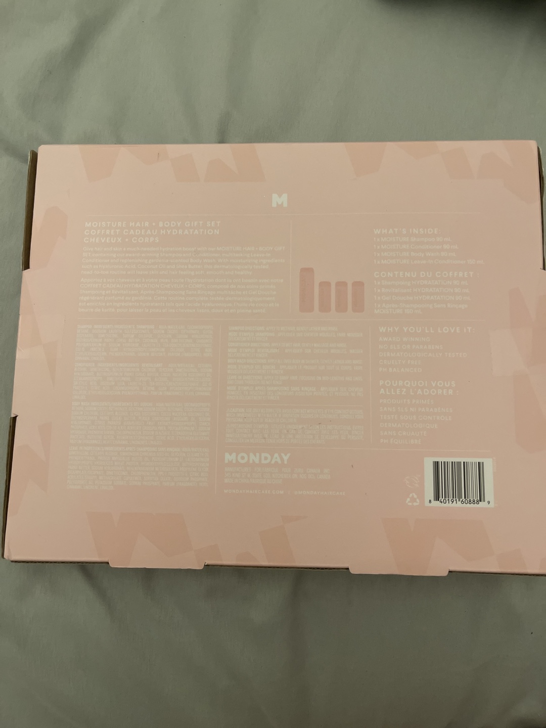 Monday Haircare Moisture Hair + Body Gift Set - photo 2