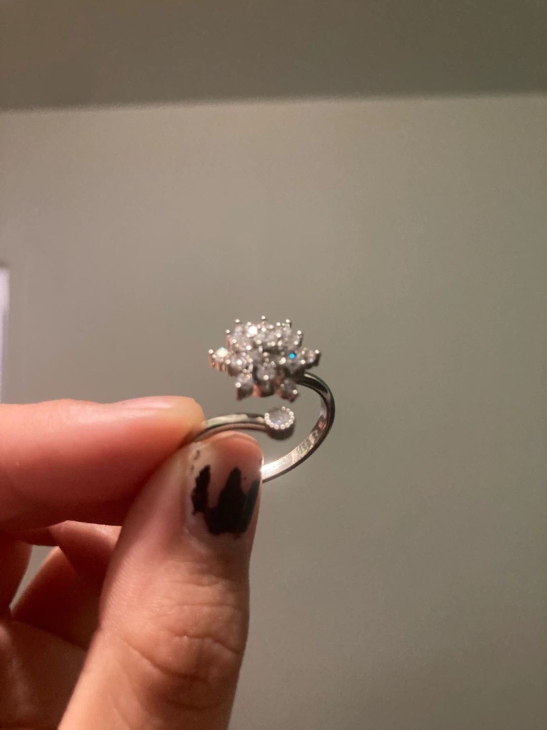 Sunflower Fidget Anxiety Ring - photo 2
