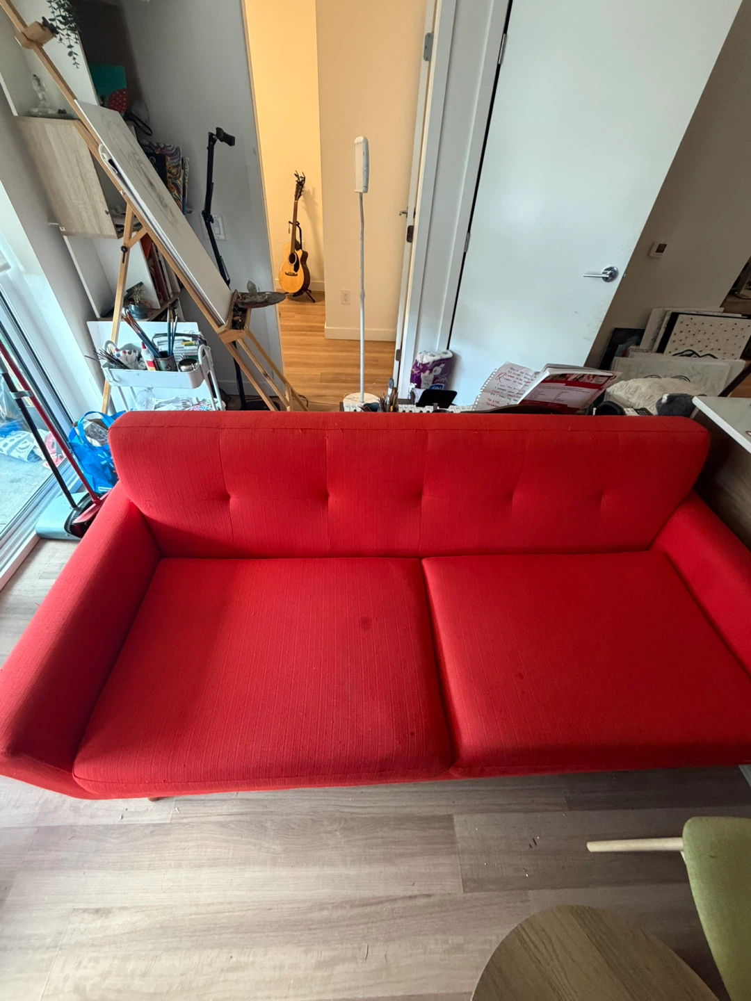 FREE Red Two-Seater Sofa