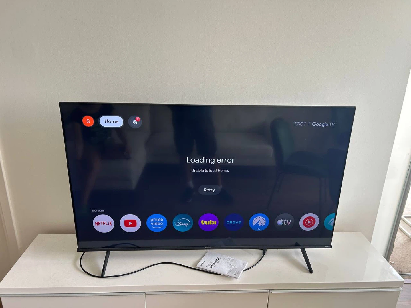 Heisens 55" QLED smart tv
