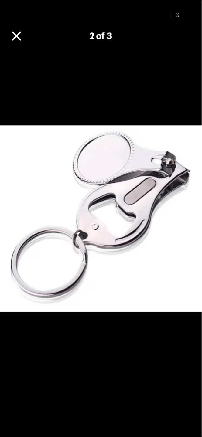 Keychain Nail Clipper with Bottle Opener - photo 2