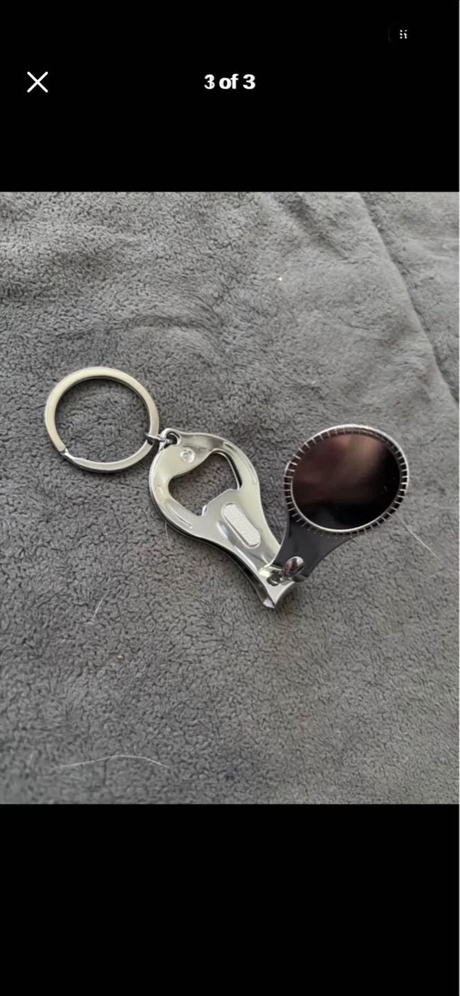 Keychain Nail Clipper with Bottle Opener
