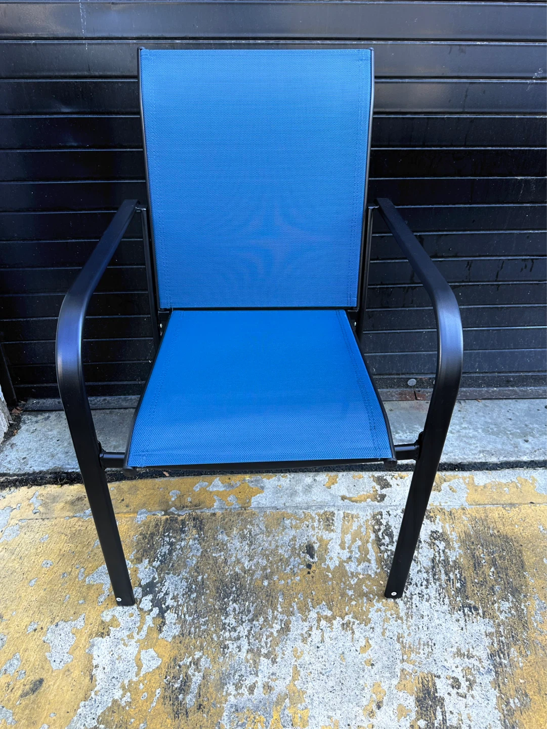 Stackable Outdoor Patio Dining Chairs (Set of 4) - photo 3