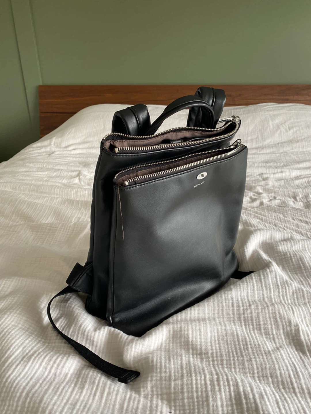 Sac à dos noir Matt & Nat