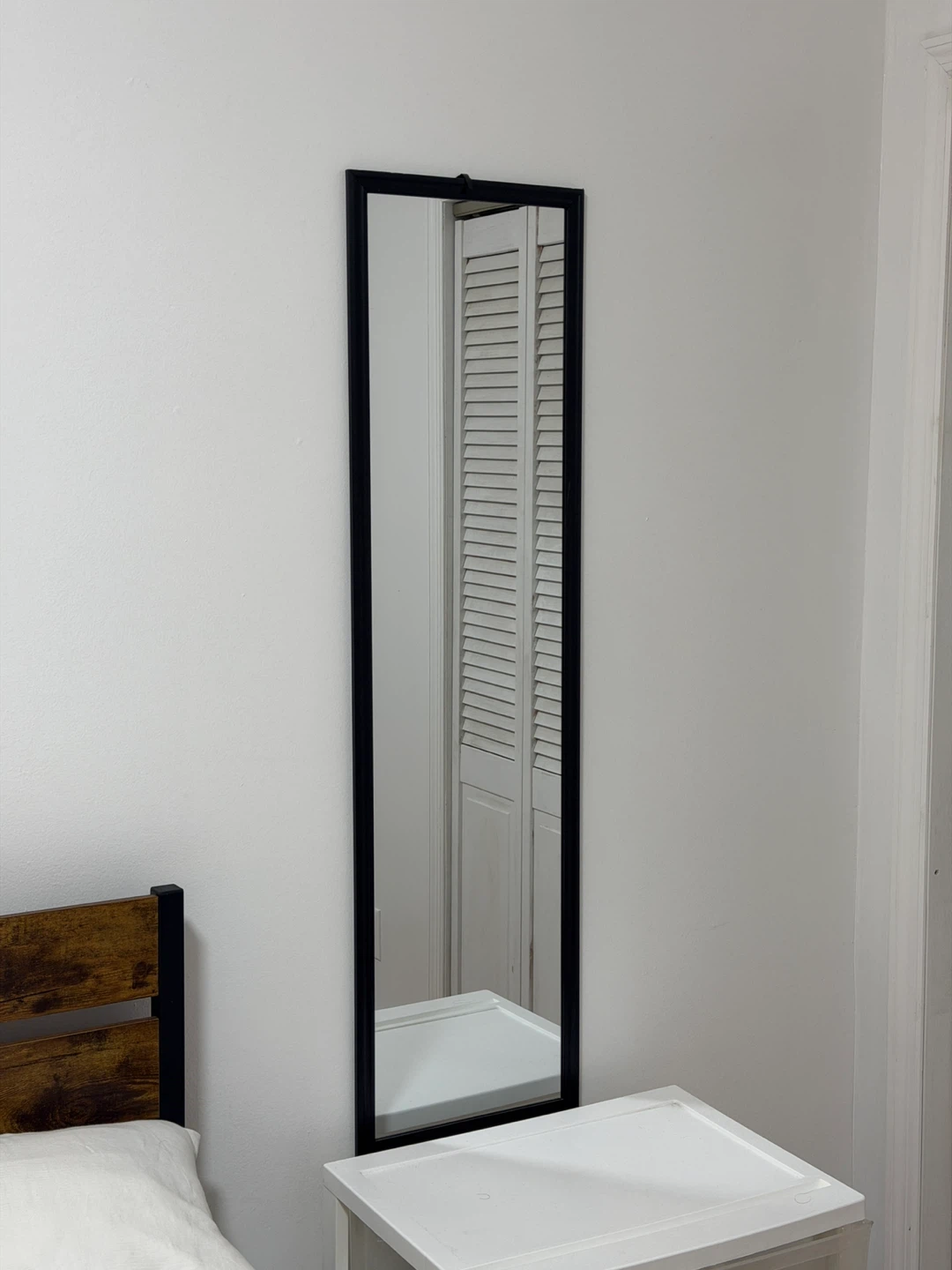 Full Length Black Framed Mirror