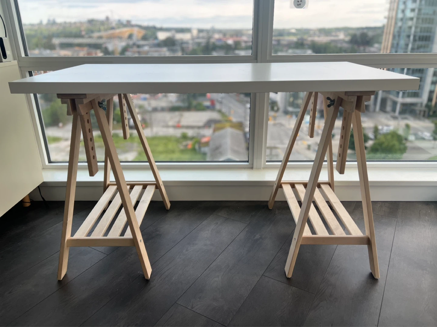 Ikea Mittback + Lagkapten table combo