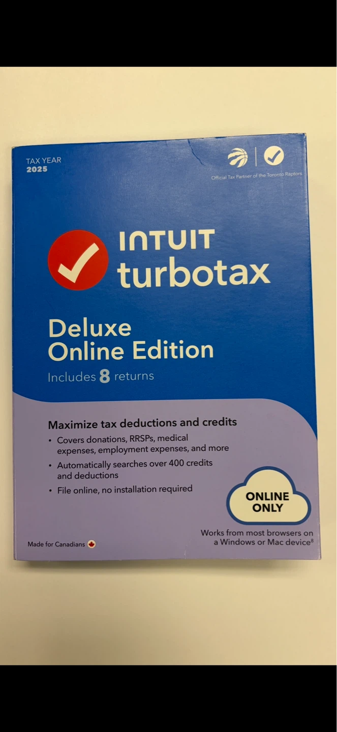TurboTax Deluxe 2025 - 8 Returns