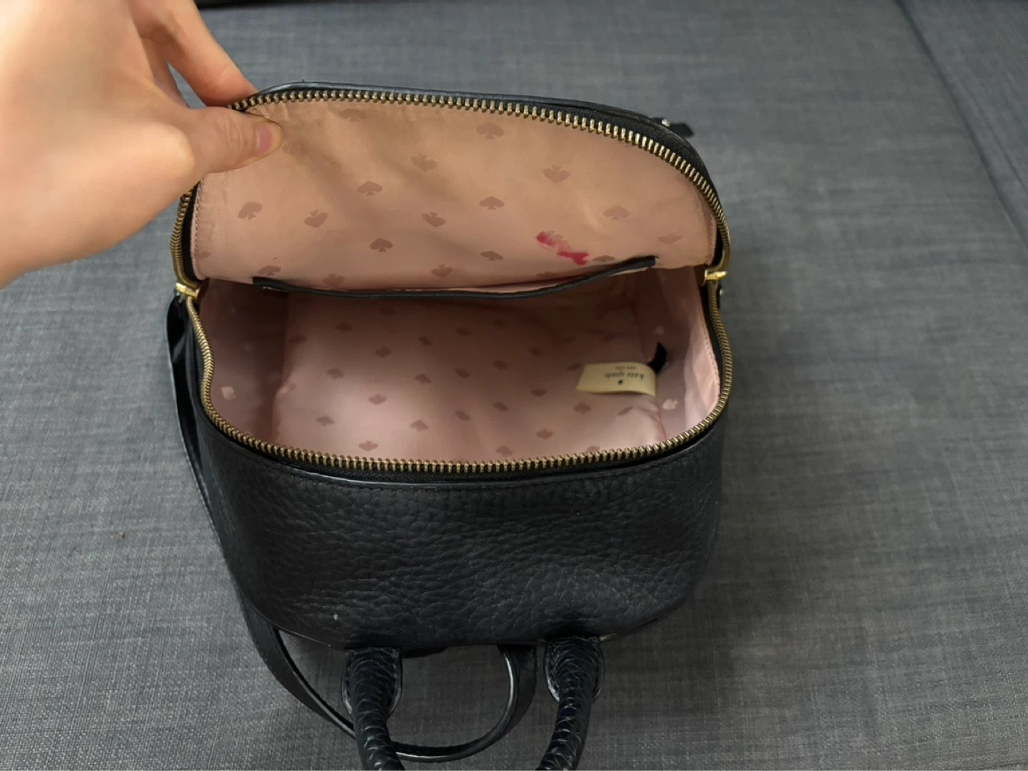 Kate Spade Black Leather Backpack - photo 3