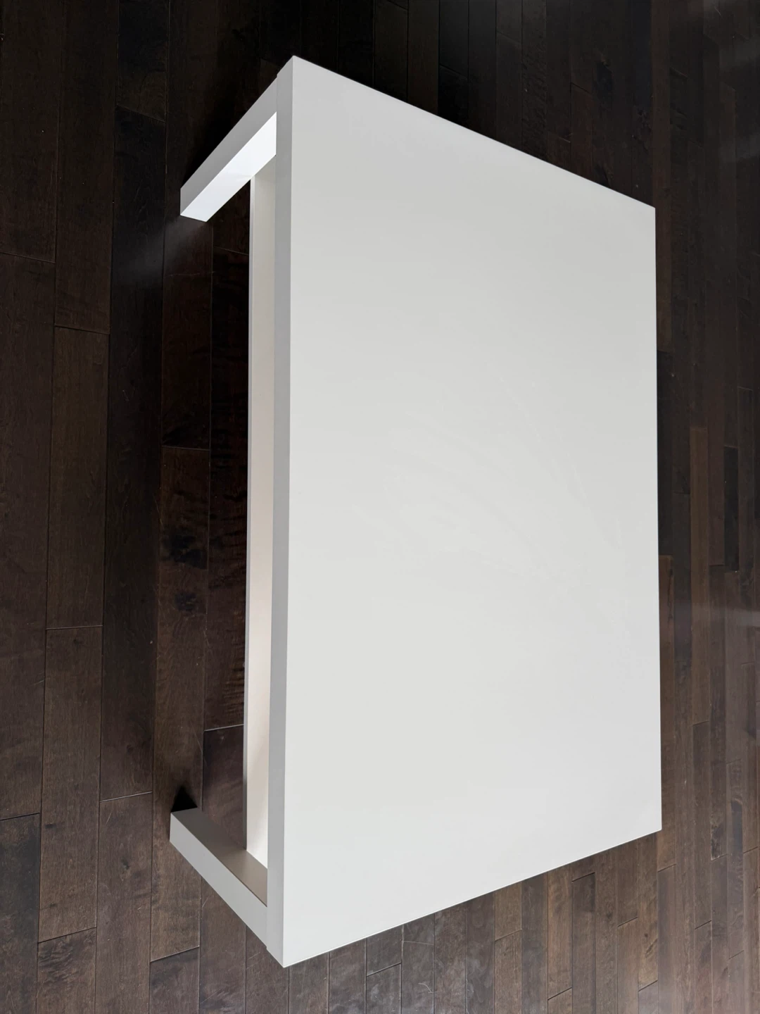 White Coffee Table with Shelf
