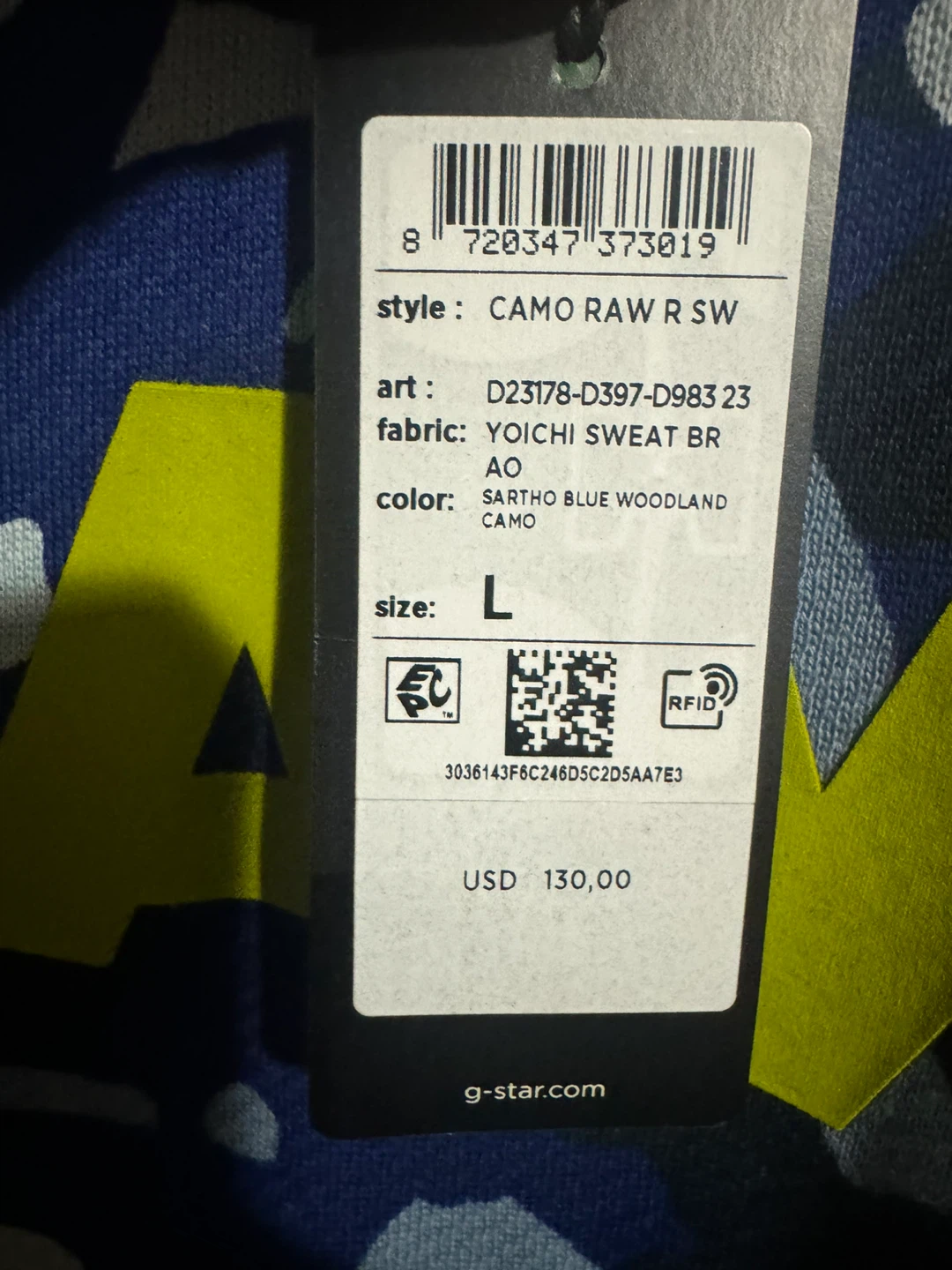 G-Star RAW Camo Sweatshirt - photo 4