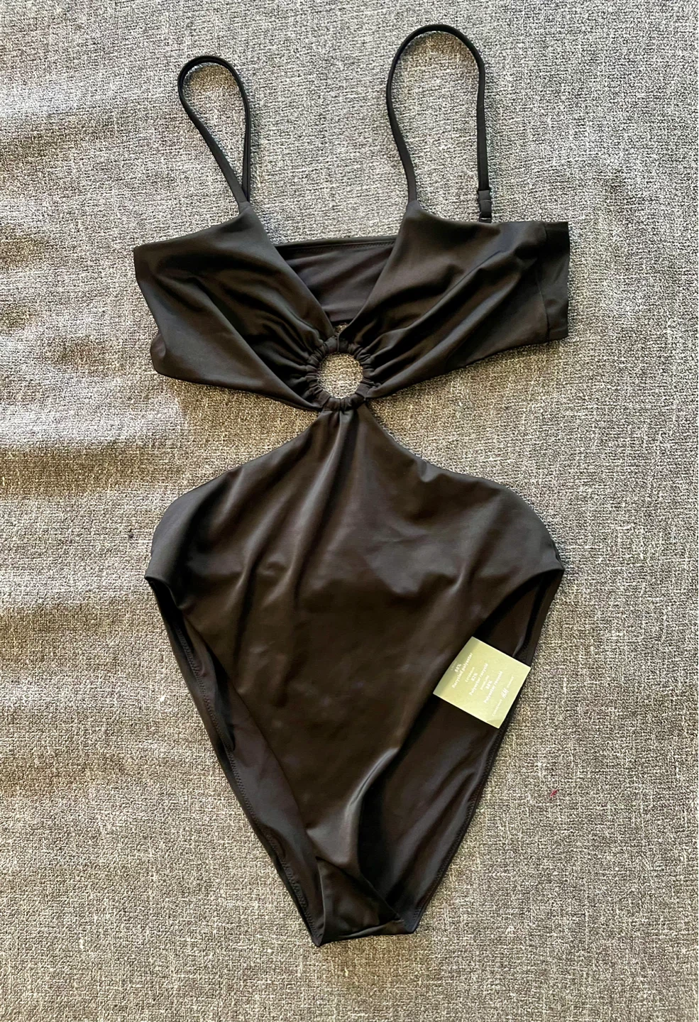 New H&M high leg cut-out swimsuit