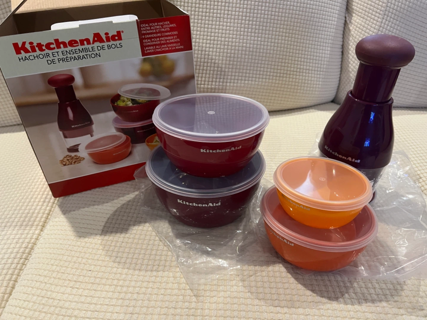 100%NEW KitchenAid FoodChopper n PrepBowlSet Orig$30 NOW$20