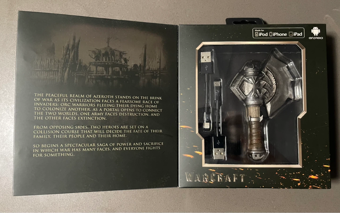 Warcraft charging cord - photo 2